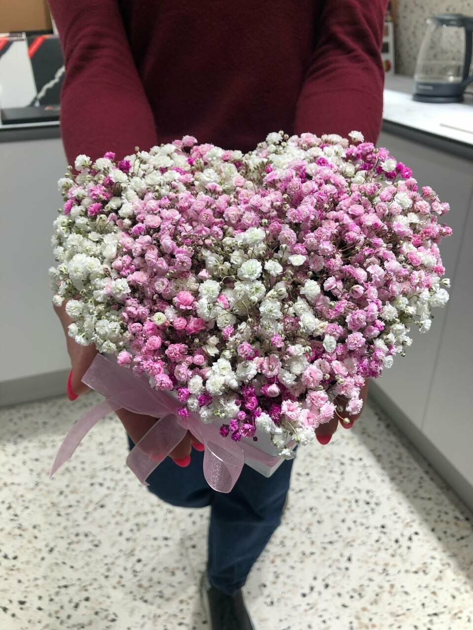 Букет Нежное сердце